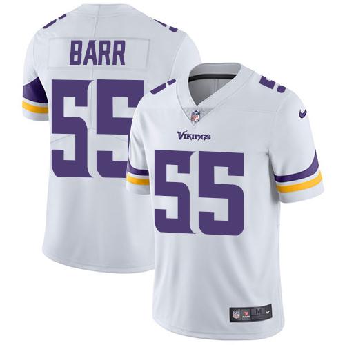 Nike Vikings #55 Anthony Barr White Men's Stitched NFL Vapor Untouchable Limited Jersey